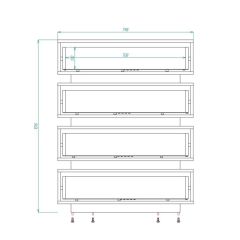 Александрия Комод (ЛДСП дуб сонома/белый бриллиант) в Перми - perm.mebel24.online | фото 2