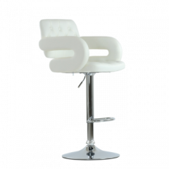 Барный стул Barneo N-135 Gregor белая в Перми - perm.mebel24.online | фото 1