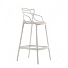 Барный стул Barneo N-235 Masters, белый, design Phillip Stark в Перми - perm.mebel24.online | фото 1