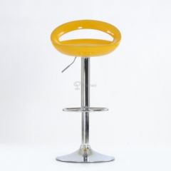 Барный стул Barneo N-6 Disco желтый глянец в Перми - perm.mebel24.online | фото 4