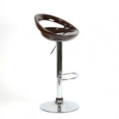 Барный стул Barneo N-6 Disco темно-коричневый глянец в Перми - perm.mebel24.online | фото 3