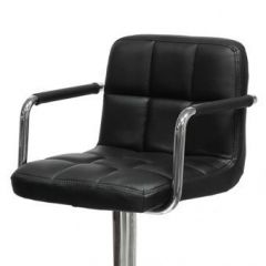 Барный стул Barneo N-69 Kruger Arm Черный в Перми - perm.mebel24.online | фото 2