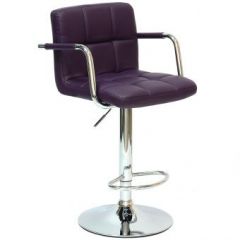Барный стул Barneo N-69 Kruger Arm Фиолетовый в Перми - perm.mebel24.online | фото