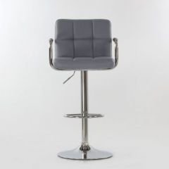 Барный стул Barneo N-69 Kruger Arm Серый в Перми - perm.mebel24.online | фото 3
