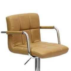 Барный стул Barneo N-69 Kruger Arm Светло-коричневый в Перми - perm.mebel24.online | фото 2
