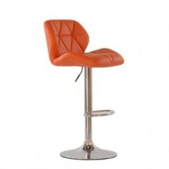 Барный стул Barneo N-85 Diamond оранжевый в Перми - perm.mebel24.online | фото