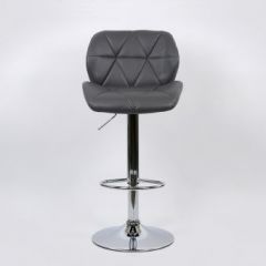 Барный стул Barneo N-85 Diamond серый в Перми - perm.mebel24.online | фото 3