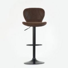 Барный стул Barneo N-86 Time / Black / VPU Brown Vintage коричневый винтаж PK970-18 в Перми - perm.mebel24.online | фото 3