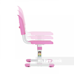 Комплект парта + стул трансформеры Cantare Pink в Перми - perm.mebel24.online | фото 7