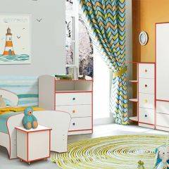 Набор мебели для детской Юниор-10 (с кроватью 800*1600) ЛДСП в Перми - perm.mebel24.online | фото