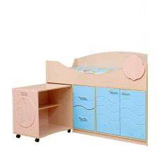 Набор мебели для детской Юниор -12.2 (700*1860) МДФ матовый в Перми - perm.mebel24.online | фото 4