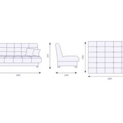 Диван Идальго Vital Apple с подушками в Перми - perm.mebel24.online | фото 2