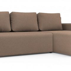 Диван угловой Алиса 3 Bahama BEIGE - Teos Dark Brown в Перми - perm.mebel24.online | фото