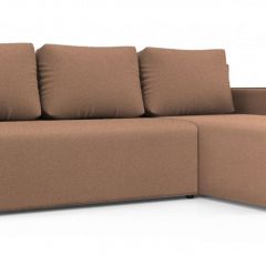 Диван угловой Алиса 3 Bahama GINGER - Teos Dark Brown в Перми - perm.mebel24.online | фото