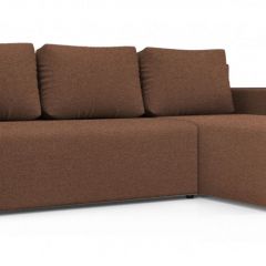 Диван угловой Алиса 3 Bahama HAZEL - Teos Dark Brown в Перми - perm.mebel24.online | фото