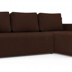 Диван угловой Алиса 3 Bahama VISION - Teos Dark Brown в Перми - perm.mebel24.online | фото