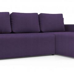 Диван угловой Алиса 3 Vital VIOLET - Teos Dark Brown в Перми - perm.mebel24.online | фото