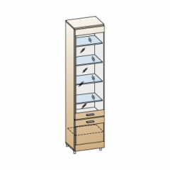 Гостиная Камелия Композиция 11 (Гикори Джексон светлый) в Перми - perm.mebel24.online | фото 2