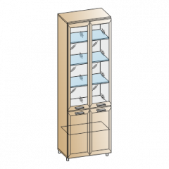 Гостиная Мелисса Композиция 3 (Гикори Джексон светлый) в Перми - perm.mebel24.online | фото 7