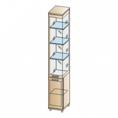 Гостиная Мелисса Композиция 5 (Гикори Джексон светлый) в Перми - perm.mebel24.online | фото 3