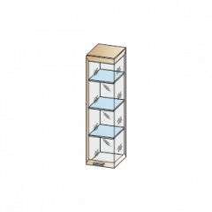 Гостиная Мелисса Композиция 8 (Гикори Джексон светлый) в Перми - perm.mebel24.online | фото 3