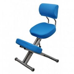 Коленный стул со спинкой Smartstool КМ01ВМ + Чехлы в Перми - perm.mebel24.online | фото