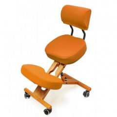 Коленный стул со спинкой Smartstool KW02В + Чехлы в Перми - perm.mebel24.online | фото 4