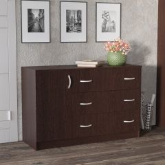 Комод Лофт (3 ящика/1 дверца) Венге в Перми - perm.mebel24.online | фото