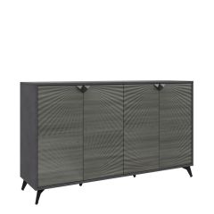 Комодино ПМ-390.03 Комод (ЛДСП Матера/МДФ Санторини темный) в Перми - perm.mebel24.online | фото