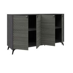 Комодино ПМ-390.03 Комод (ЛДСП Матера/МДФ Санторини темный) в Перми - perm.mebel24.online | фото 3