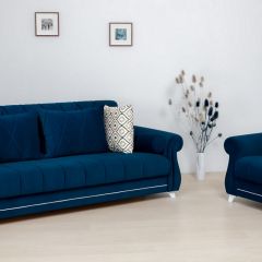 Комплект Роуз ТД 410 диван-кровать + кресло + комплект подушек в Перми - perm.mebel24.online | фото 1