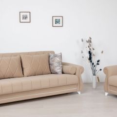 Комплект Роуз ТД 412 диван-кровать + кресло + комплект подушек в Перми - perm.mebel24.online | фото 1