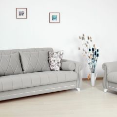 Комплект Роуз ТД 414 диван-кровать + кресло + комплект подушек в Перми - perm.mebel24.online | фото 1
