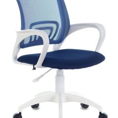 Кресло BRABIX "Fly MG-396W" (белый/темно-синее) 532399 в Перми - perm.mebel24.online | фото