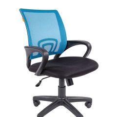 Кресло для оператора CHAIRMAN 696 black (ткань TW-11/сетка TW-34) в Перми - perm.mebel24.online | фото