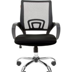 Кресло для оператора CHAIRMAN 696 хром (ткань TW-11/сетка TW-01) в Перми - perm.mebel24.online | фото 2