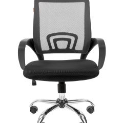 Кресло для оператора CHAIRMAN 696 хром (ткань TW-11/сетка TW-04) в Перми - perm.mebel24.online | фото