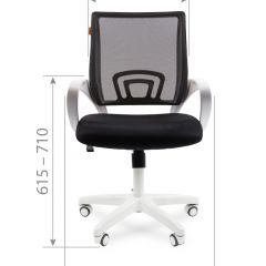Кресло для оператора CHAIRMAN 696 white (ткань TW-10/сетка TW-05) в Перми - perm.mebel24.online | фото 6