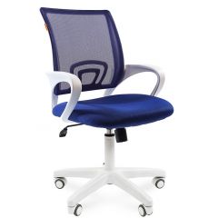Кресло для оператора CHAIRMAN 696 white (ткань TW-10/сетка TW-05) в Перми - perm.mebel24.online | фото 1