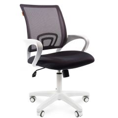 Кресло для оператора CHAIRMAN 696 white (ткань TW-12/сетка TW-04) в Перми - perm.mebel24.online | фото 1