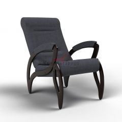 Кресло для отдыха Зельден 20-Т-ГР (тканьвенге) ГРАФИТ в Перми - perm.mebel24.online | фото