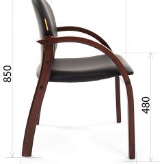 Кресло для посетителей CHAIRMAN 659 Terra (экокожа) в Перми - perm.mebel24.online | фото 1