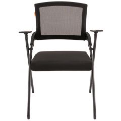 Кресло для посетителей CHAIRMAN NEXX (ткань стандарт черный/сетка DW-01) в Перми - perm.mebel24.online | фото 2