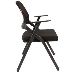 Кресло для посетителей CHAIRMAN NEXX (ткань стандарт черный/сетка DW-01) в Перми - perm.mebel24.online | фото 3