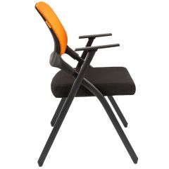 Кресло для посетителей CHAIRMAN NEXX (ткань стандарт черный/сетка DW-66) в Перми - perm.mebel24.online | фото 3