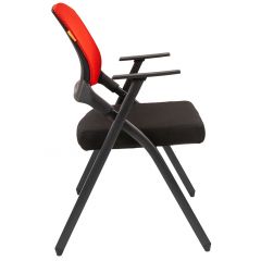 Кресло для посетителей CHAIRMAN NEXX (ткань стандарт черный/сетка DW-69) в Перми - perm.mebel24.online | фото 3