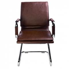 Кресло для посетителя Бюрократ CH-993-Low-V/Brown коричневый в Перми - perm.mebel24.online | фото 4