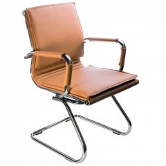 Кресло для посетителя Бюрократ CH-993-Low-V/Camel светло-коричневый в Перми - perm.mebel24.online | фото
