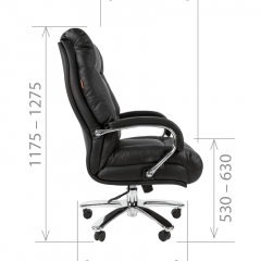 Кресло для руководителя CHAIRMAN  405 (ЭКО) Черное в Перми - perm.mebel24.online | фото 5