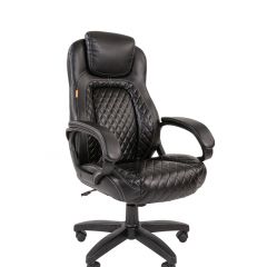 Кресло для руководителя  CHAIRMAN 432 (Экокожа черная) в Перми - perm.mebel24.online | фото
